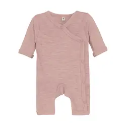 Jumpsuit Ull Solid - Starling Melange | Kläder - Ull - Ulloveraller | BabyMode