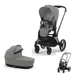 Cybex E-Priam Duovagn - Mirage grey/Matt black