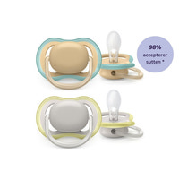 Napp Ultra Air 2-pack 0-6 m - Neutral Vit/Beige