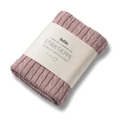 Strict filt, bomull, Cameo Pink | Barnrum - Textilier - Filtar & swaddlers | BabyMode