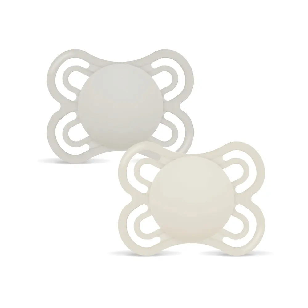 Perfect Silk Napp 0-6 mån 2-pack - Neutral | Baby & Barn - Sköta - Nappar | BabyMode
