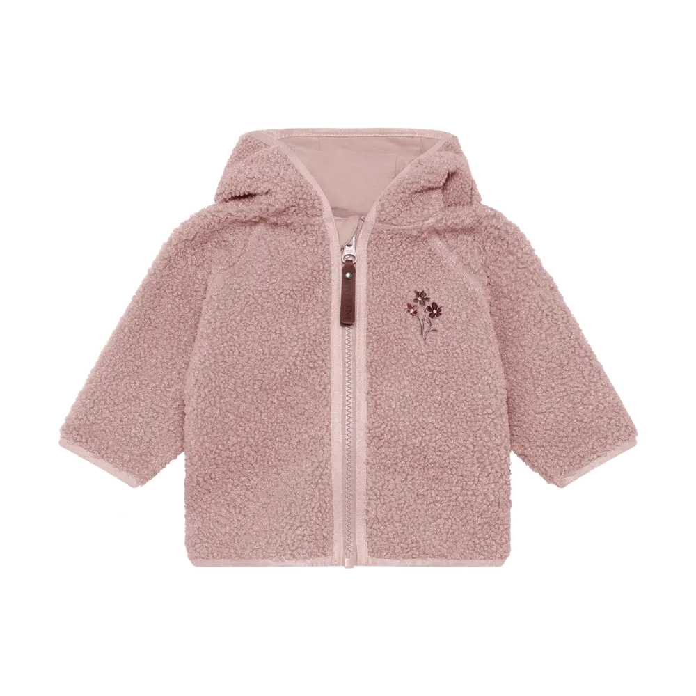 En Fant Jacka Teddy - Adobe Rose - 80