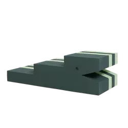 Krokodil L24, Green Zoo | Leksaker - Aktivitetsleksaker - Barnmöbler | BabyMode