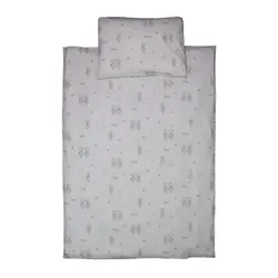 Påslakanset Spjälsäng - Beskow Blomsterfesten Sand | Barnrum - Textilier - Sängkläder - Sängkläder för barn | BabyMode