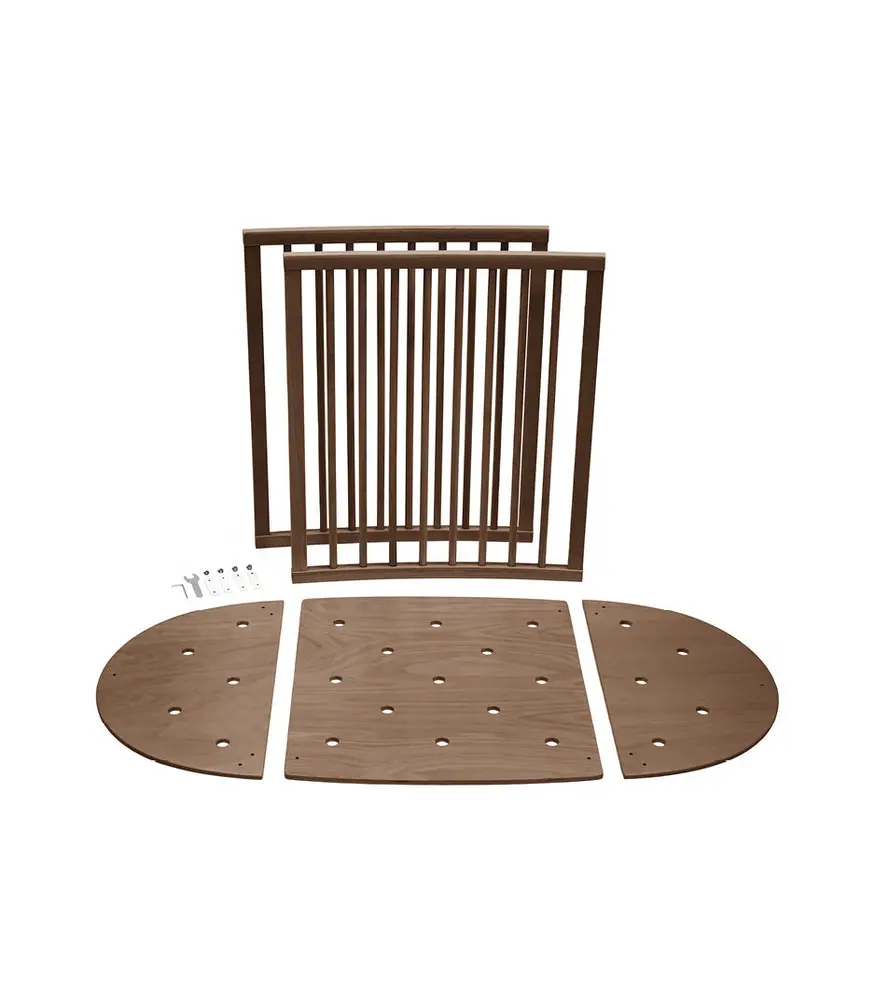 Stokke® Sleepi V3 Spjälsäng Förlängning - Warm Brown | Barnrum - Barnsängar & vaggor - Spjälsängar | BabyMode