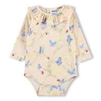 Freya Långärmad Body - Butterflys Cloud