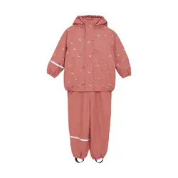 Fodrat Regnset - Brick Dust | Kläder - Ytterplagg - Regnkläder | BabyMode