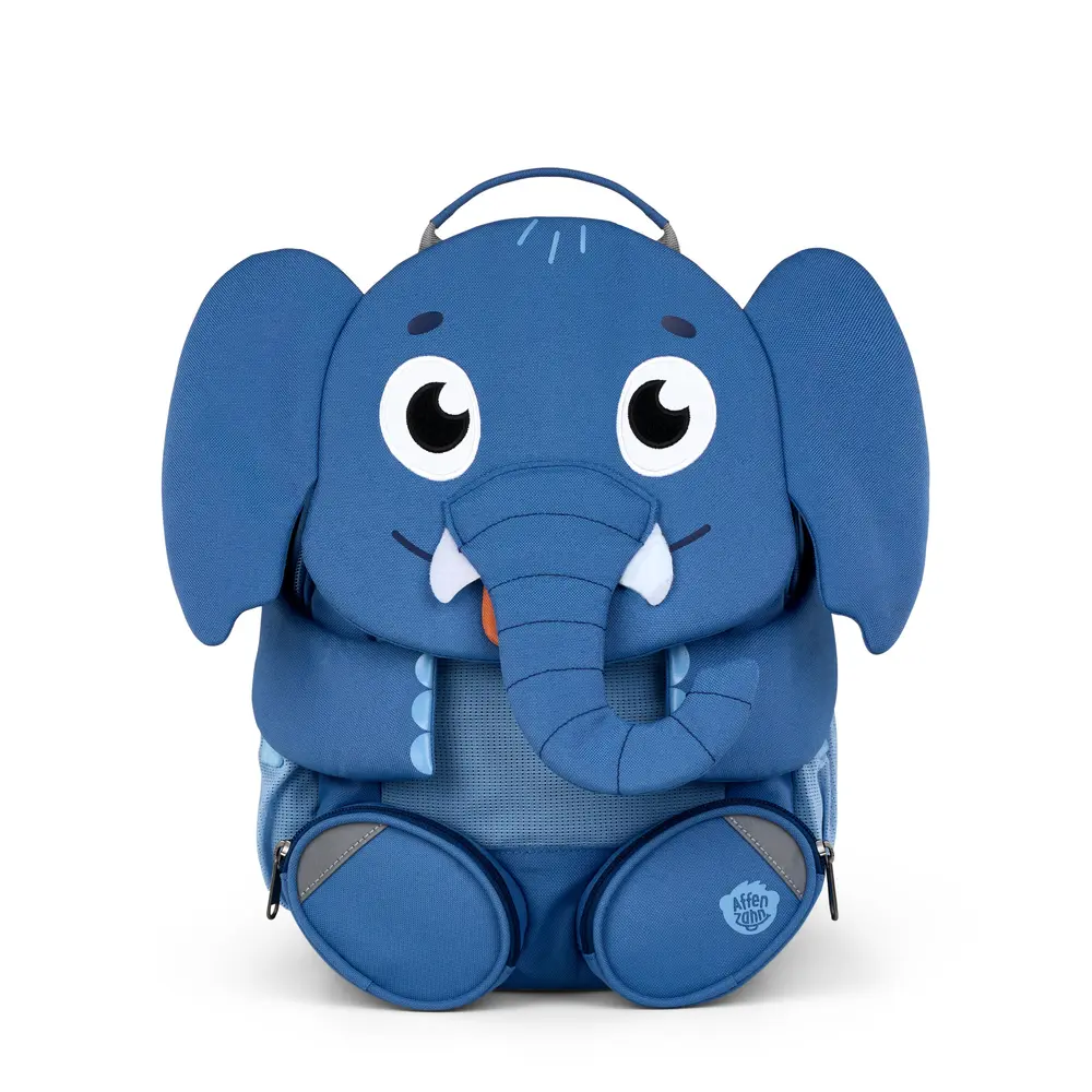 Affenzahn Large Friend Elepfant - Elephant - ONE SIZE | Barnkläder - Tillbehör accessoarer - Ryggsäckar & väskor | BabyMode