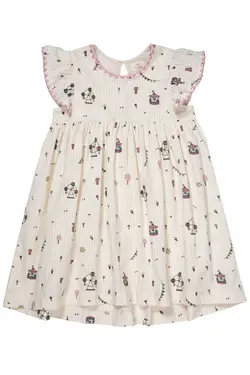 Printed kjole m. flæser - TIVOLI | Kläder - Toppar - Klänningar | BabyMode
