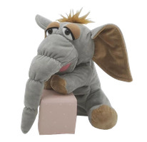 Elefant (Mammut) Handdocka 25 cm.