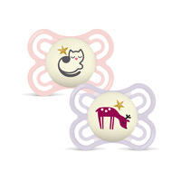 Perfect Night Napp Silk 0-6 mån 2-pack - Pink