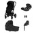 Cybex Talos S Lux 2026 Duovagn inkl. Cloud T Plus Paket & Adapter - Moon Black/Sepia Black