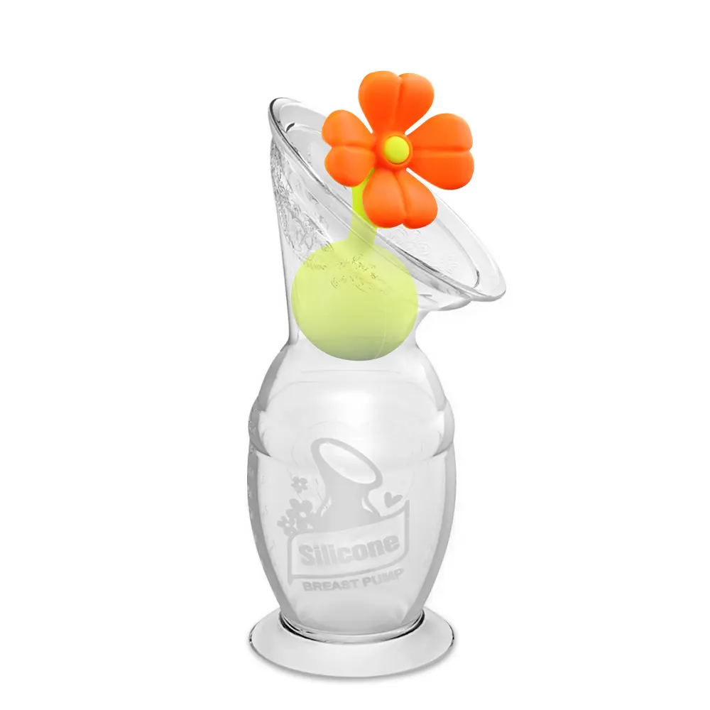 Bröstpump Silikon inkl. Blomstoppare 100 ml | Graviditet & Amning - Amning - Bröstpumpar - Manuella bröstpumpar | BabyMode
