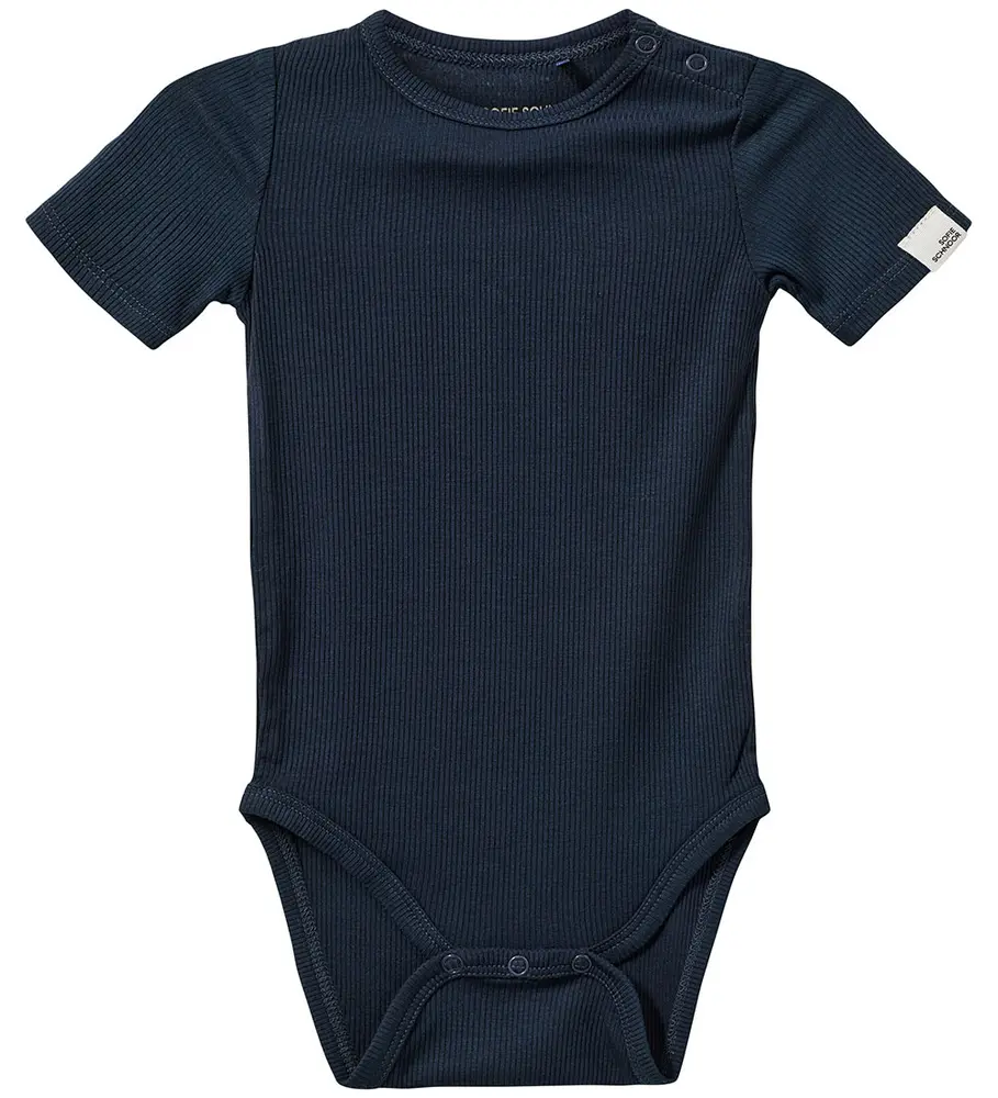 Dicte Kortärmad Body - Navy Blue - 68 | Barnkläder - Bodys & overaller - Kortärmad body | BabyMode