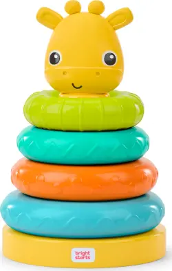 Giraffe Tower™ Stapeltorn | Leksaker - Byggsatser & LEGO - Stapling av block | BabyMode