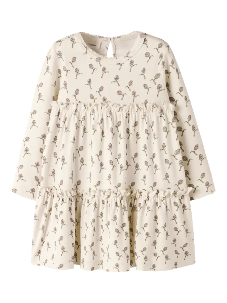 Lil' Atelier Gayo Sel Klänning - Turtledove - 104