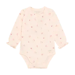 Långärmad Body - Dusty Rose | Kläder - Bodys & overaller - Långärmad body | BabyMode