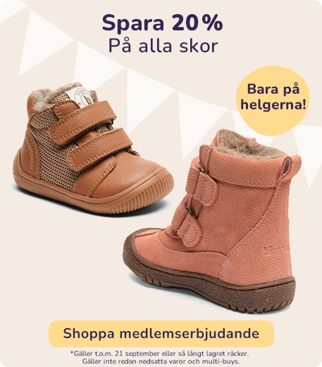 Spara 20% på alla skor