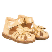 Lära-gå-Sandal med Rosett & Velcro  - 2706
