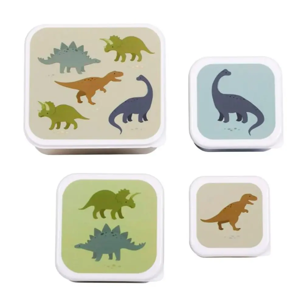 Lunch Och Snack Box Set - Dinosaurie | Baby & Barn - Äta - Matlådor & vattenflaskor | BabyMode