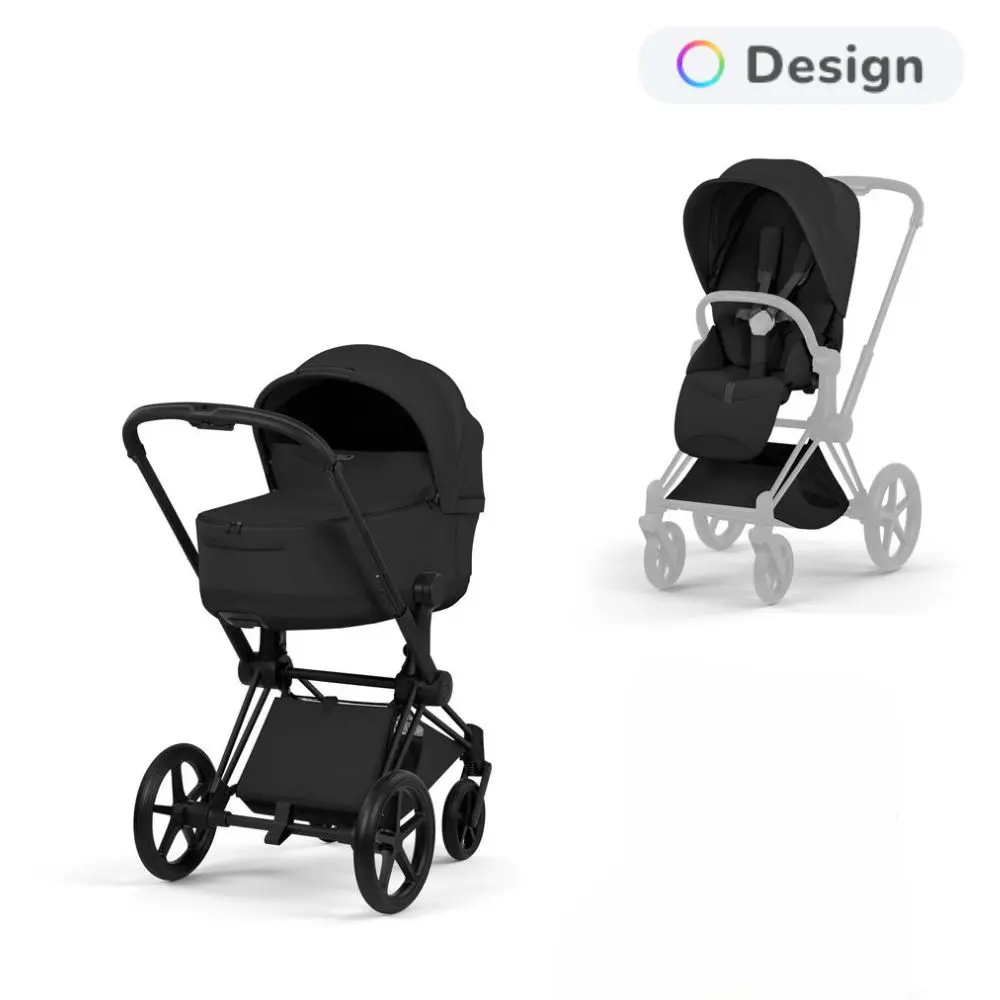 Cybex Priam Style Chassi -  Matt Black