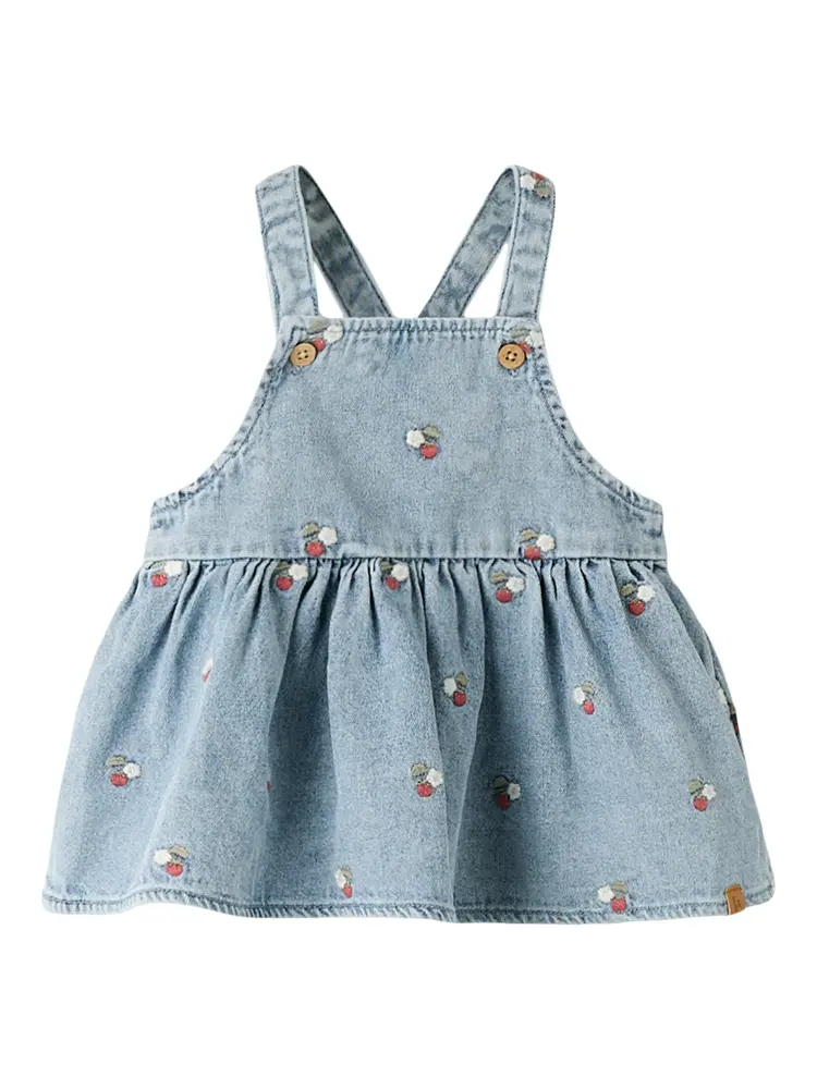 Lil Atelier Funda Jeansklänning - Medium Blue Denim - 62 | Barnkläder - Toppar - Klänningar - Klänningar | BabyMode