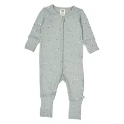Jumpsuit med Fot Stars Rib - Jasmine Blue/ Walnut/ Stormy Blue
