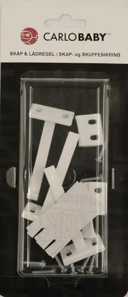Skåp-Och Lådregel Vit 3-Pack | Baby & Barn - Barnsäkerhet - Hörnskydd & säkerhetslås | BabyMode