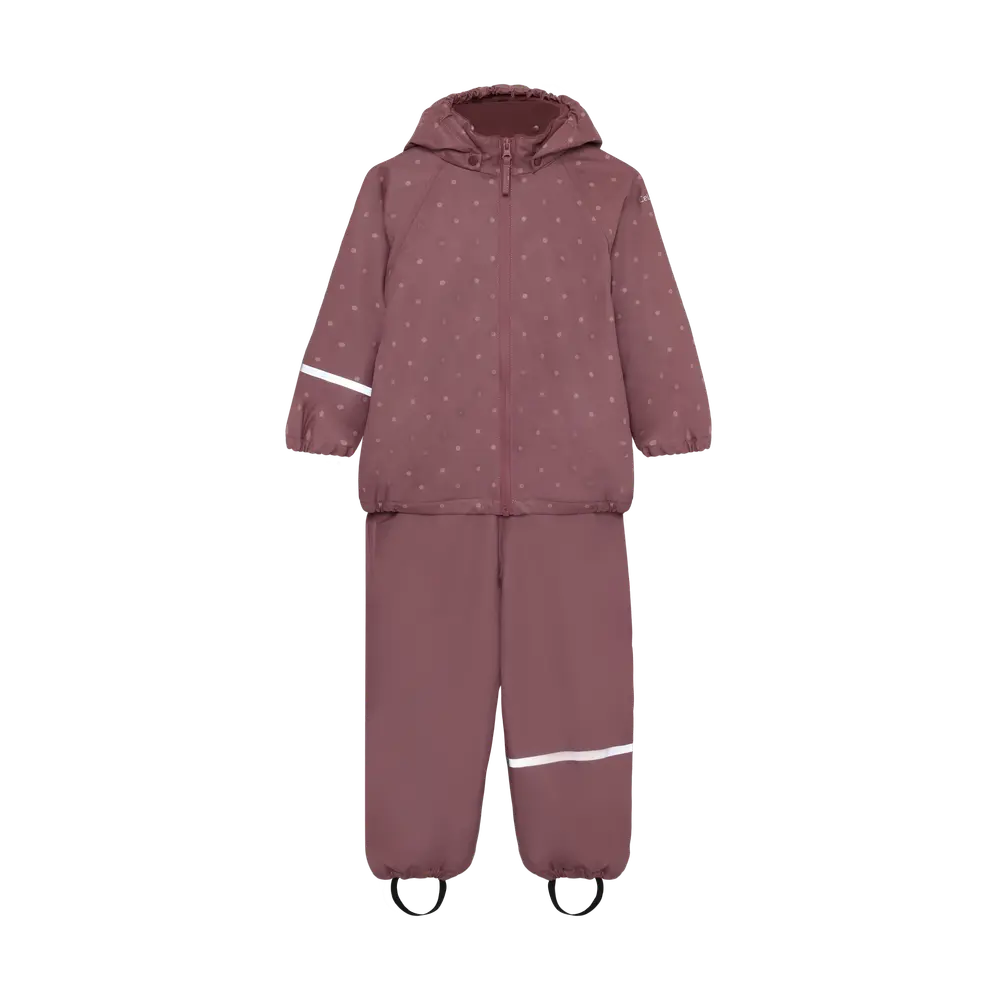 Celavi Regnset m. Fleece - Rose Brown - 90