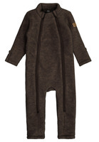 Mikk-Line Ull Overall - Dark Brown Melange