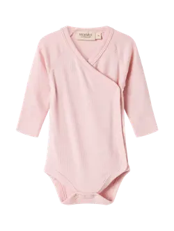 Belito Långärmad bodysuit - Rosewater | Kläder - Bodys & overaller - Långärmad body | BabyMode