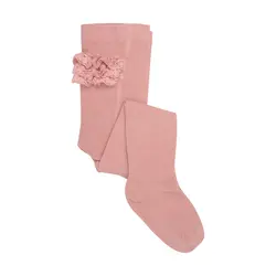 Strumbyxor med Volang - Dusty Rose | Kläder - Strumpor & strumpbyxor - Strumpbyxor | BabyMode