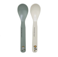 Skedar 2-pack - Pippi Cirkus Green/White
