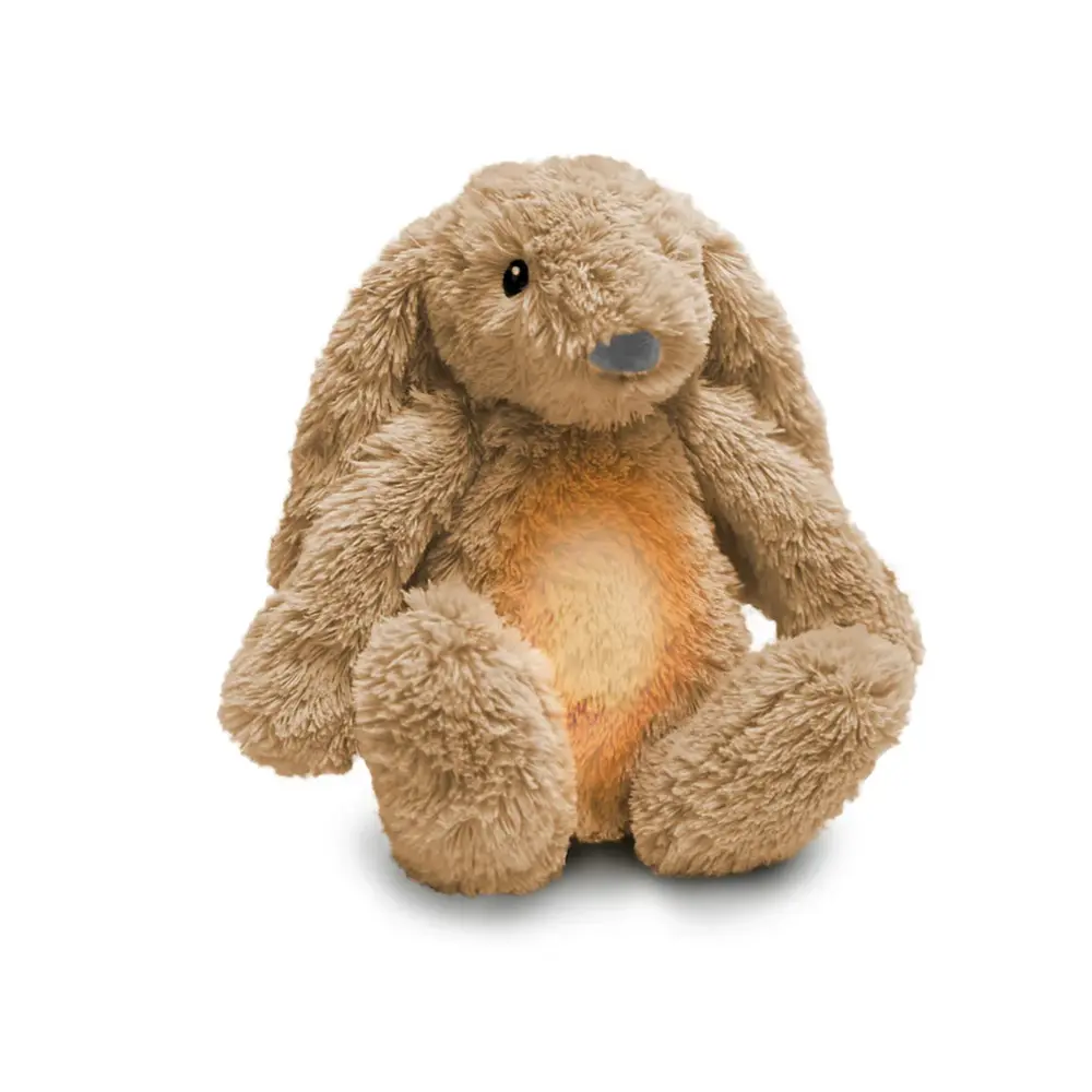 Zazu Kaninen Ro Nattlampa - Beige | Barnrum - Inredningsdetaljer - Barnlampor & nattlampor - Mjukisdjurslampor | BabyMode