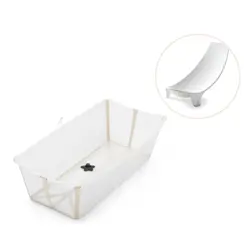 Flexi Bath XL inkl. newborn stöd - Sandy beige | Baby & Barn | BabyMode