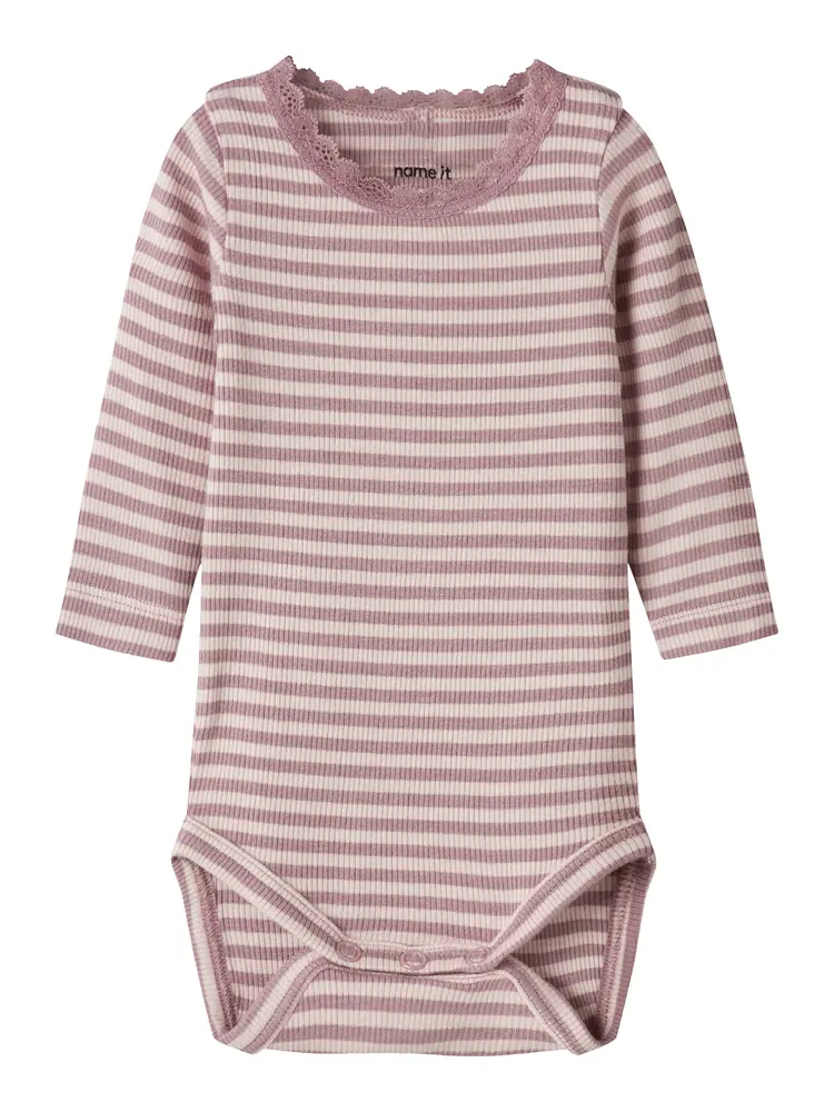 Name It Kardia Långärmad Body - Lotus - 56