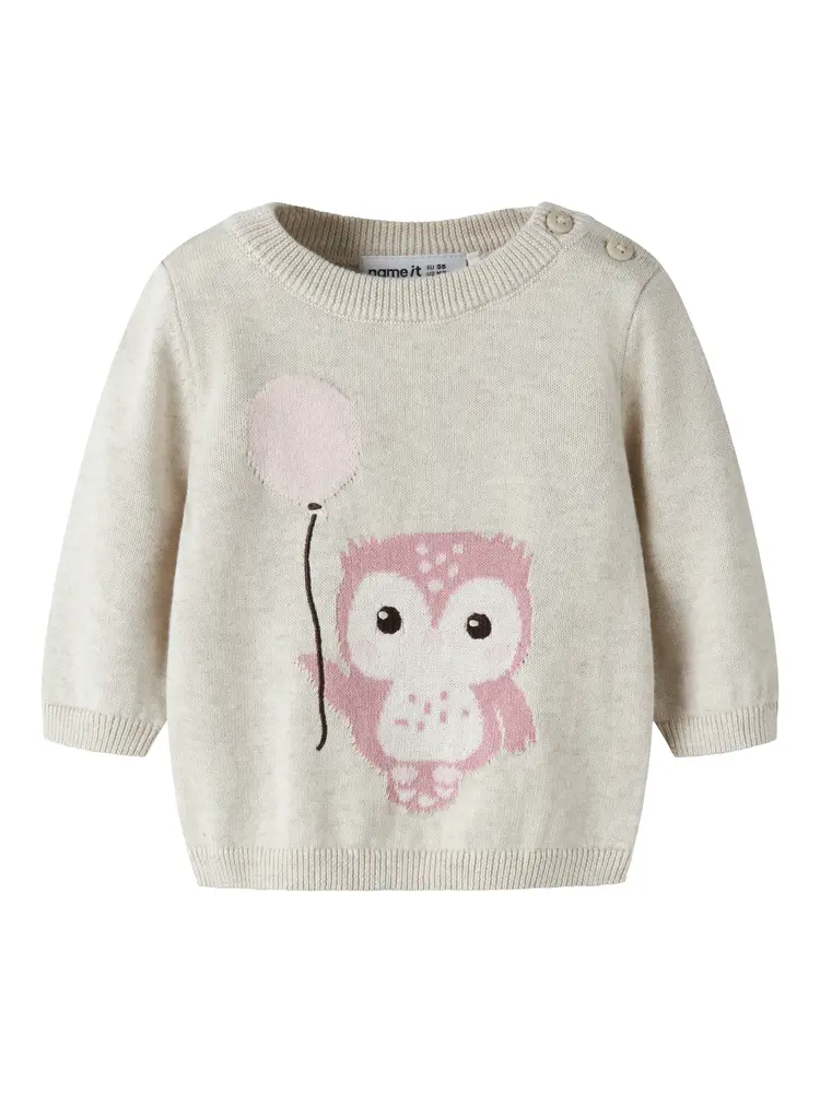 Name It Ninette Sweater - Peyote Melange Value - 86