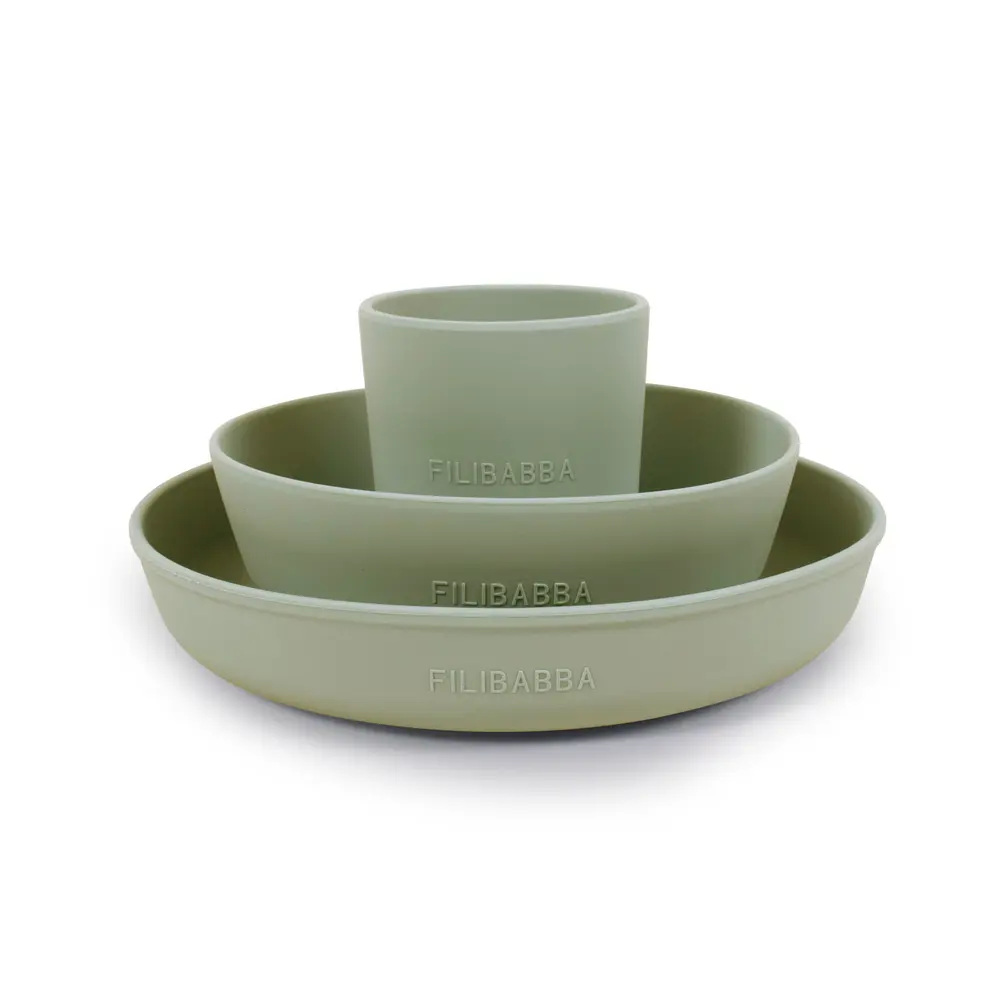 Silikonmatset - Green | Baby & Barn - Äta - Barnserviser | BabyMode
