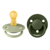 Napp De Lux 2-pack Latex 6-18 mån - Sage/Hunter Green