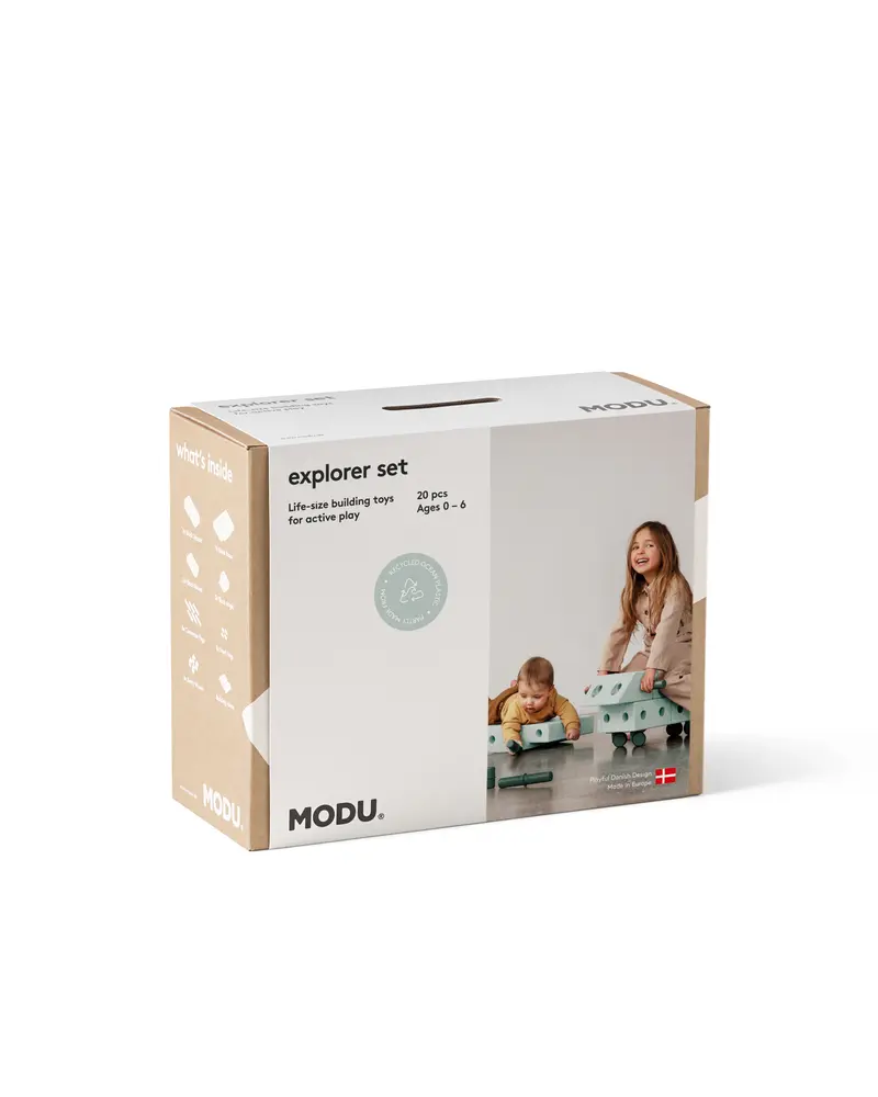 Explorer Byggsats - Ocean Mint/Forest Green | Leksaker - Aktivitetsleksaker - Motorikleksaker | BabyMode
