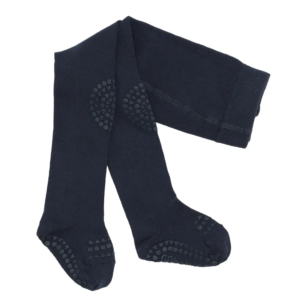 Strumpbyxor med Krypskydd - Navy Blue - 6-12M | Barnkläder - Strumpor & strumpbyxor - Strumpbyxor | BabyMode