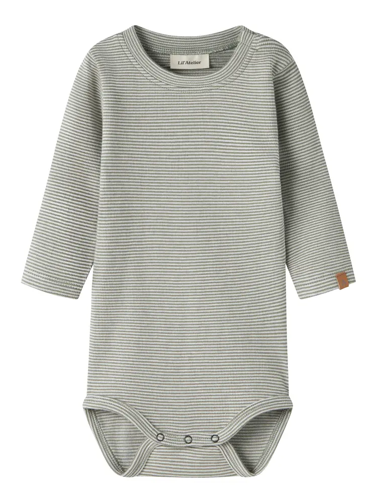Feng Långärmad Slim Body - Overland Trek - 62 | Barnkläder - Bodys & overaller - Långärmad body | BabyMode