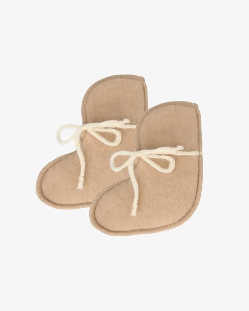 Cozy Sheep Ulltossor - Beige - 0-3 MDR.
