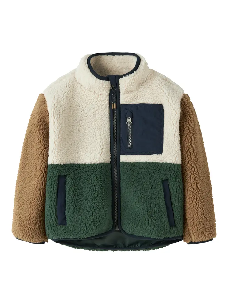 Name It Macey Teddy Jacka - Jungle Green - 116