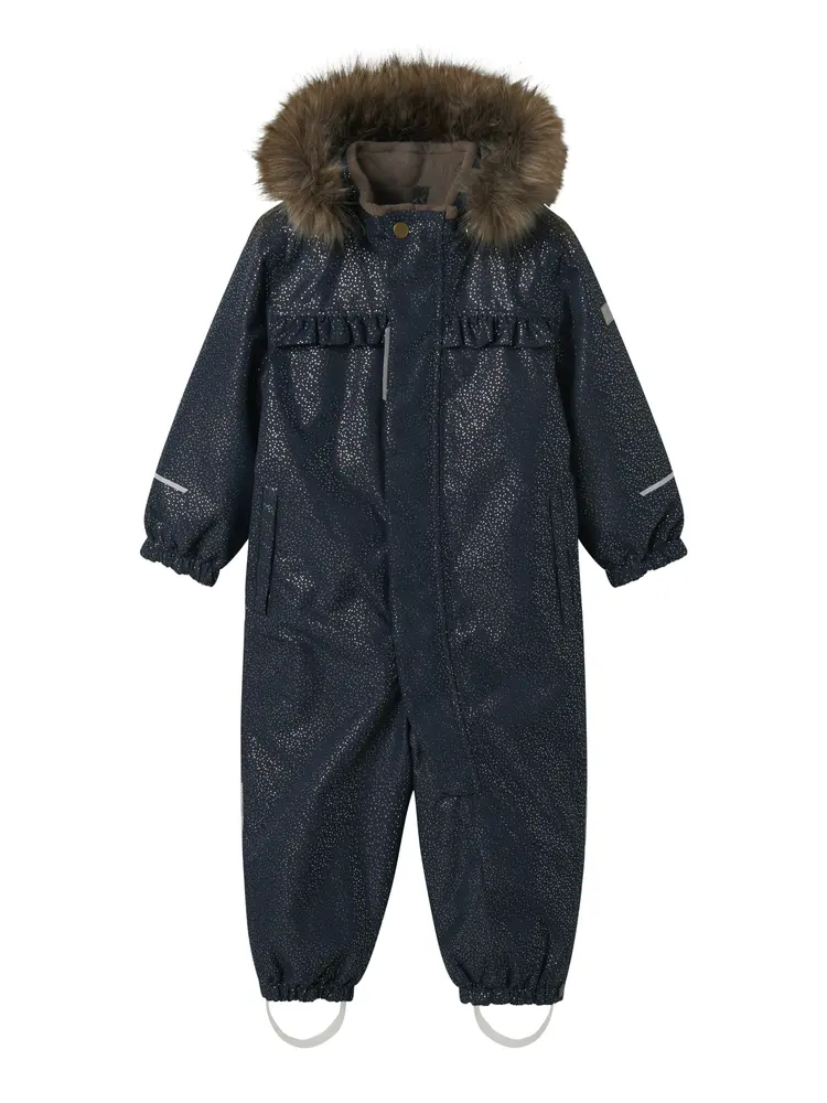 Snow10 Glitter Vinteroverall - Dark Sapphire - 104