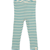 Leggings - TURQ/WHITE