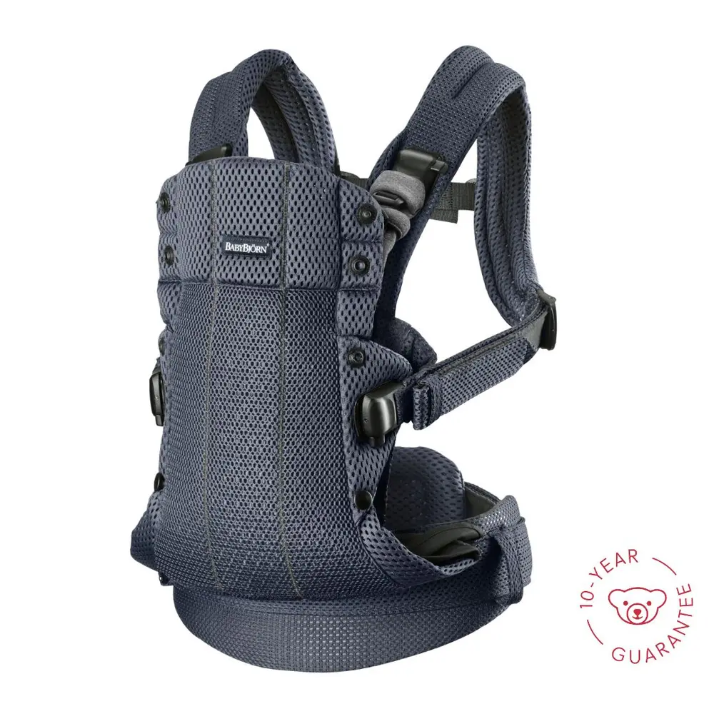 BabyBjörn Harmony 3D Mesh Bärsele - Anthracite | Baby & Barn - Bärselar & bärsjalar - Bärselar | BabyMode