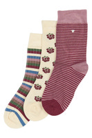 Strumpor Bambu 3-pack - Blackberry