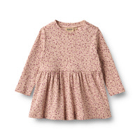 Wheat Sessa Jersey Klänning - Dime Rose Small Flowers