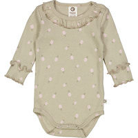 Pineapple rib body med flæsekrave - 690000214